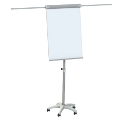 Flipchart magnetic with 2 arms + wheels