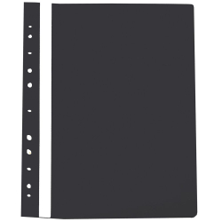 PVC папка европерфорация черен