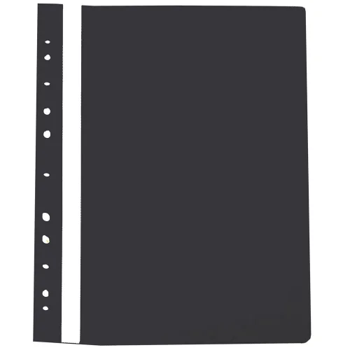 Folder PVC europerforation black, 1000000000010400