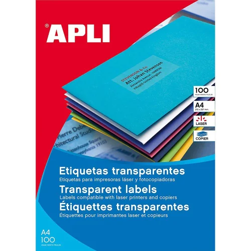 Labels APLI PL mp 70/37 A4 24et 20p, 1000000000010831