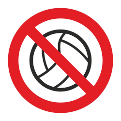 Знак самоз. Забранено за игра