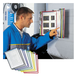 Info system wall Tarifold metal 10pocket