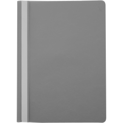 PVC folder without perforation grey