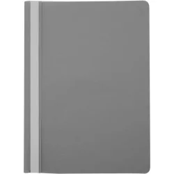 PVC folder without perforation grey