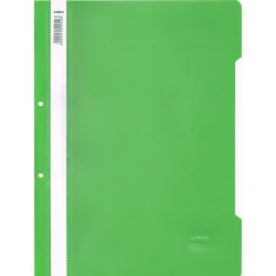Папка PVC с перфорация Lux светлозелена