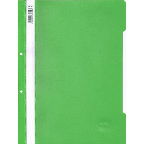 Папка PVC с перфорация Lux светлозелена, 1000000000011678