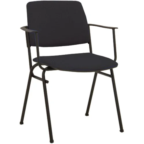 Chair Isit Arm Black eco leather black, 1000000000012006