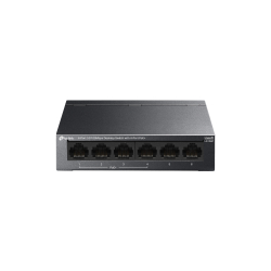 Kомутатор TP-Link LS106P с 4 PoE+ порта