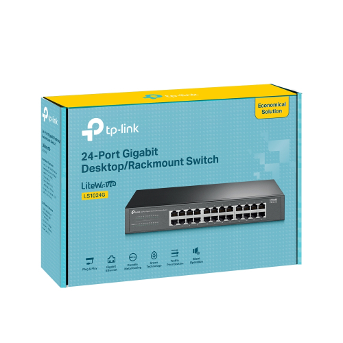 TP-Link LS1024G 24-Port Gigabit Desktop Switch, 2001210002602136 12 