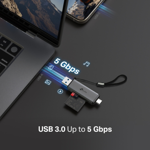 TP-Link UA430D USB 3.0 Type-C & A ->SD microSD card reader, 2001210002604963 03 