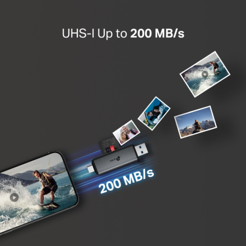 TP-Link UA430D USB 3.0 Type-C & A ->SD microSD card reader, 2001210002604963 04 