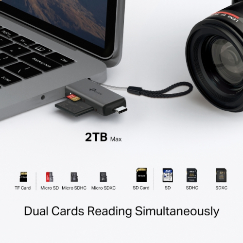 TP-Link UA430D USB 3.0 Type-C & A ->SD microSD card reader, 2001210002604963 05 