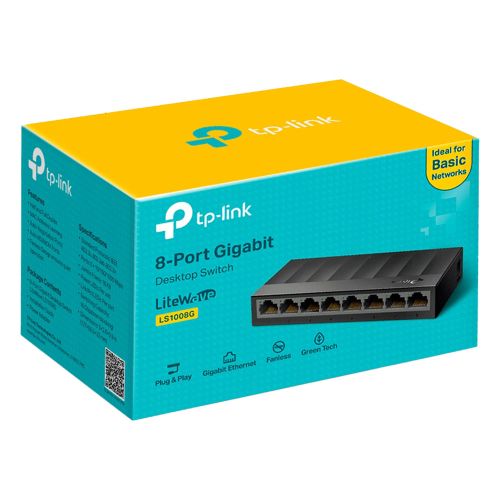 Switch TP-Link LS1008G 8 port 100Mbps, 1000000000038228 02 