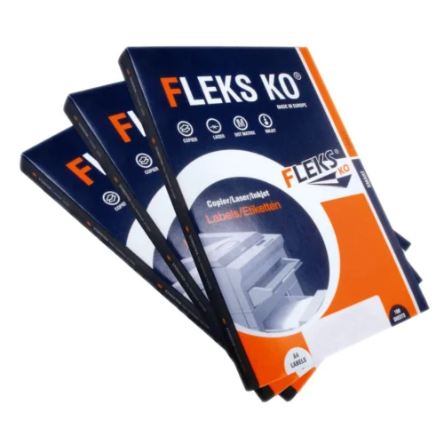 Етикети Fleks Ko 70/25.4 A4 33ет 100л, 1000000000012280
