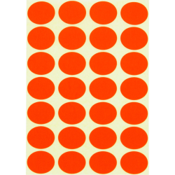 Самоз.етикет за цени ф25 червен 280 бр