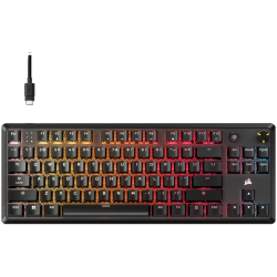 Геймърска клавиатура Corsair K70 CORE TKL, черен