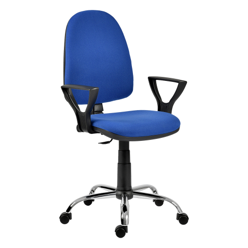 Стол Omega хром с подлакътници, син, 1000000000012740 02 