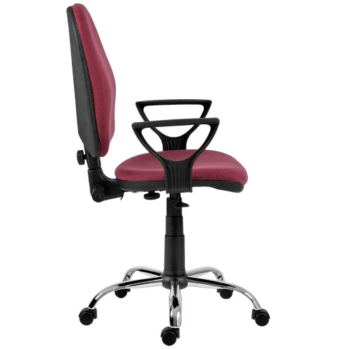Chair Omega LX CR with armrests, burgund, 1000000000012741 02 