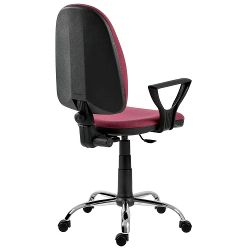 Chair Omega LX CR with armrests, burgund, 1000000000012741 03 