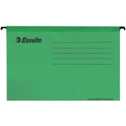Папка картотека Esselte V-образна зелен