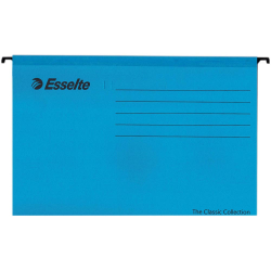 Папка картотека Esselte V-образна син