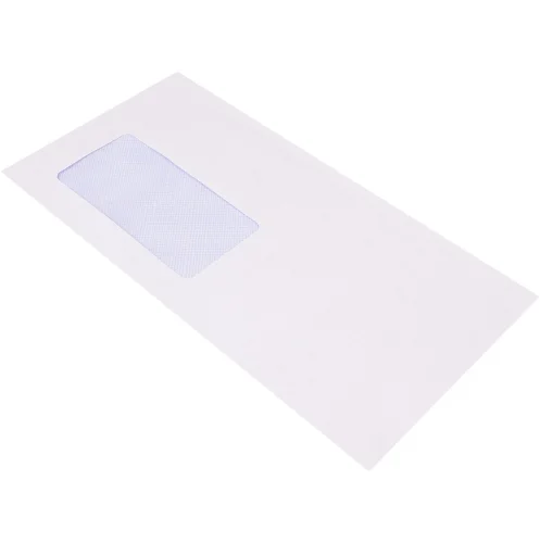 Envelope DL self-adh. white left window, 1000000000012902