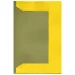 Cardboard folder with elastic yellow, 1000000000005606 03 