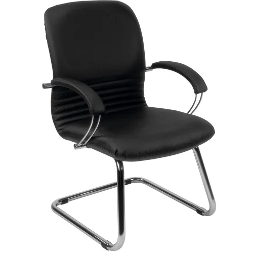 Chair Mirage Steel CF/LB g leather black, 1000000000013269