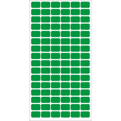 Самоз.етикет за цени 12/18 зелен 960 бр