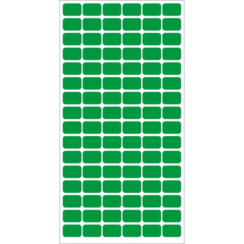 Etiquette for prices 12/18 green 960pc, 1000000000005520