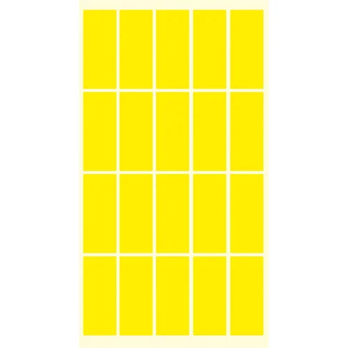 Etiquette for prices 21/51 yellow 200pc, 1000000000005082