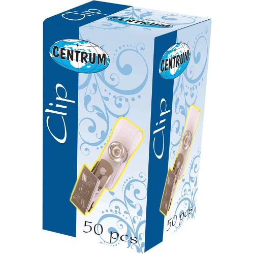 Щипка за бадж Centrum метална, 1000000000002397 02 