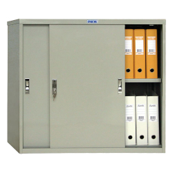 Cabinet metal sliding doors 92/46/83 cm