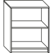 Shelving 70/35/82 back HDF cherry, 1000000000015136 03 