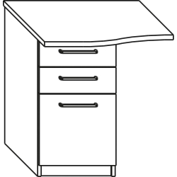 Desk top helping Monaco wenge