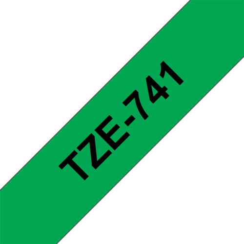 Brother Lamin Tape TZE741 BK/G 18/8 comp, 1000000000038386 02 