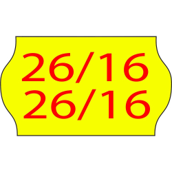 Етикети марк.клещи Blitz 26/16 S16 жлт
