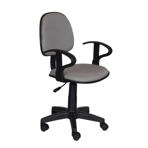 Chair Task Eco with arm fabric grey, 1000000000018101