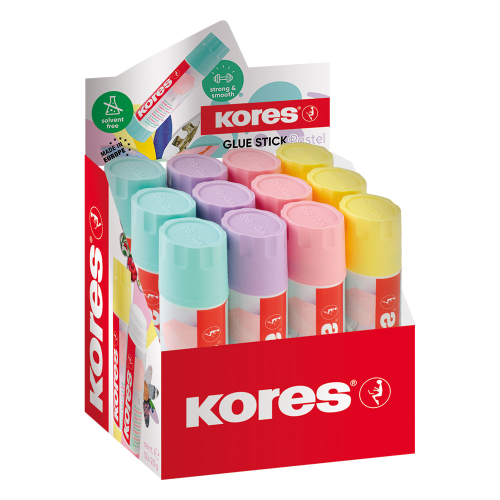 Сухо лепило Kores Pastel 20гр, 1000000000050207 02 