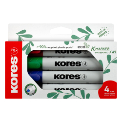 Kores ECO Whiteboard Marker round 4 col.