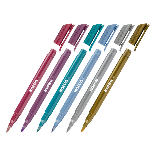 Маркер четка Kores Metallic 6 броя, 1000000000050308 02 