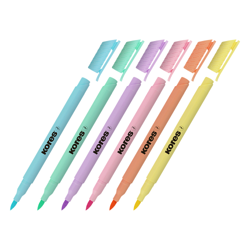 Kores Pastel Brush marker 6pcs, 1000000000050309 02 