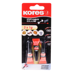 Kores gel Super glue 3х1gr