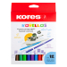 Флумастери Kores Korellos Fine 12 цвята, 1000000000050262 04 