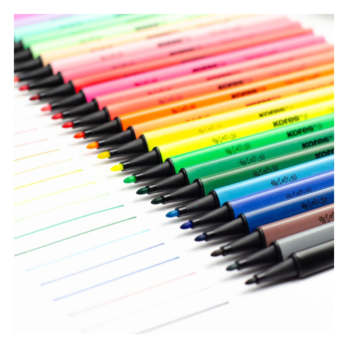 Kores K-Beats Felt tip pens 15 colоrs, 1000000000050265 03 
