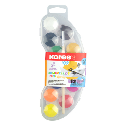 Kores Neon Watercolor paints f25 12 col.