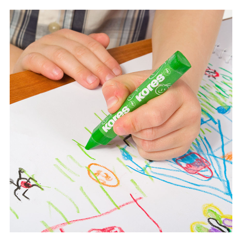 Восъчни пастели Kores Jumbo 12цв триъгъл, 1000000000050267 02 