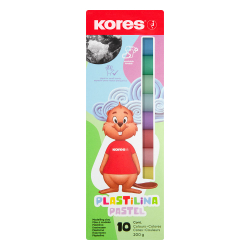 Kores Pastel Plasticine 10 colors 200g