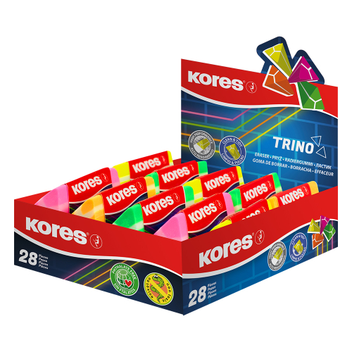Kores Trino Neon Eraser, 1000000000050236 02 