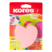 Kores Heart Sticky notes 5 colors 250sht, 1000000000050229 03 